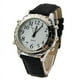 thumbnail image 1 of Reloj de cuarzo para hombre, relojes para hombre Reloj parlante en inglés para ciegos o personas con discapacidad visual Mírate a ti mismo Mira, 1 of 5