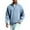 Light Blue, variant on Men's and Big Men's Waffle Knit Long Sleeve Quarter Zip Pullover Henley T-Shirt