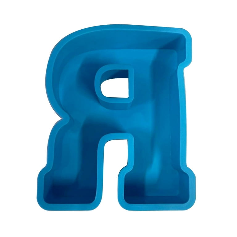 QIIBURR Resin Molds Silicone Large Epoxy Resin Molds Silicone Large  Alphabet Epoxy Resin Mould English Letter Silicone Mold Silicone Resin  Molds Letter Resin Molds 