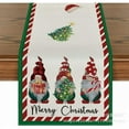 thumbnail image 1 of DEBGFS Christmas Table Runner  Tree Snowman Home Kitchen Dining Table Decoration Noel Gift Linen Tablecloth,13, 1 of 4