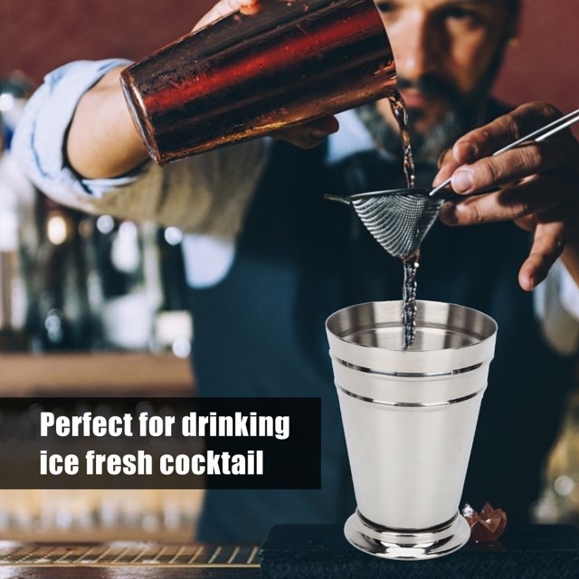 Cocktail Mug, 304 Stainless Steel Iced Cocktail Cup Drinking Wine Mug Anti-falling For Bar Party Bartender Tool