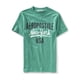 thumbnail image 1 of Aeropostale New York Script Graphic playera para hombre, verde, mediano, 1 of 1