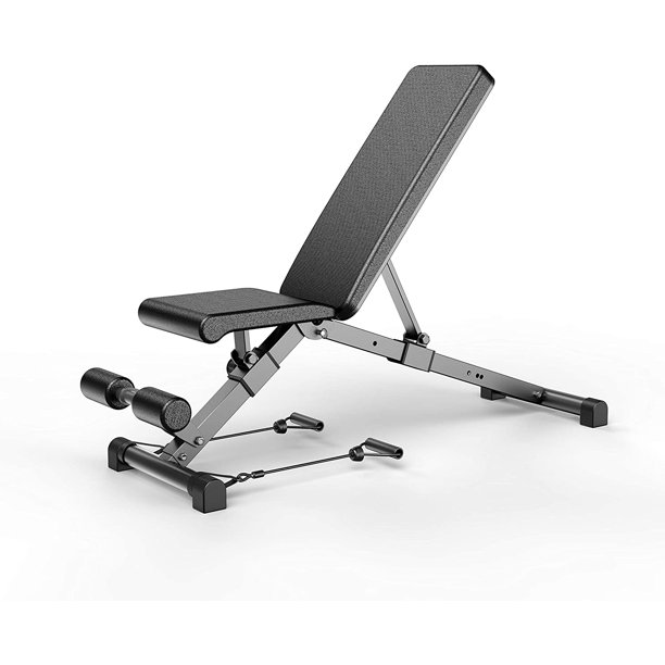 Adjustable Weight Bench Full Body Workout Foldable Incline