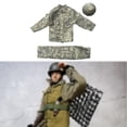 thumbnail image 1 of 1/6兵人 美国陆军 ACU 作战服 衣服 裤子 头盔 服饰 模型, 1 of 8