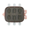 thumbnail image 2 of Tunhigl Fruit-Shaped Ice Cream Molds | Reusable Popsicle Molds | Food-Grade DIY Ice Cube Trays for Cocktails, Drinks & Summer Treats Pink, 2 of 4