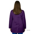 thumbnail image 6 of HeedFit Wrinkle‑Resistant Short‑Length Lab Coat, Unisex – 31″, S, Purple, 6 of 7
