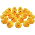 thumbnail image 1 of Yellow Rubber Bath Ducks Baby Bath Toy 20 Pack, 1 of 4