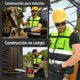 thumbnail image 3 of Chaleco De Seguridad Reflejante Industrial Superbrillante, 3 of 8