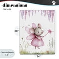 thumbnail image 4 of Stupell Industries Cottage Woodland Mouse Forest Fairy Canvas Art, 24 x 30, by LSR Design Studio, 4 of 8