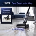 thumbnail image 5 of JONR H2 Wet Dry Vacuum Cleaner and Vacuum Mop for Hard Floors, Self-Cleaning, Cold Air Drying, Tangle-Free, HEPA Filter, Black, 5 of 10