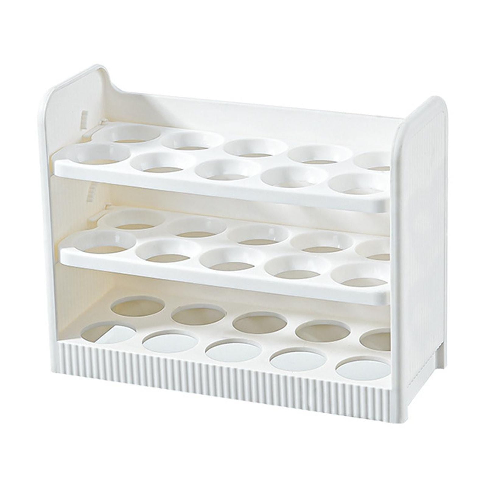 Nishiyuenyi 30 Grid Egg Container Fridge Eggs Organizers for Cabinet Shelf