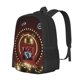 thumbnail image 1 of Disketp Casino King And Playing Cards Mochila Minimalista de Gran Capacidad, Mochila de Viaje para Escuela, Trabajo o Uso Diario, 1 of 6