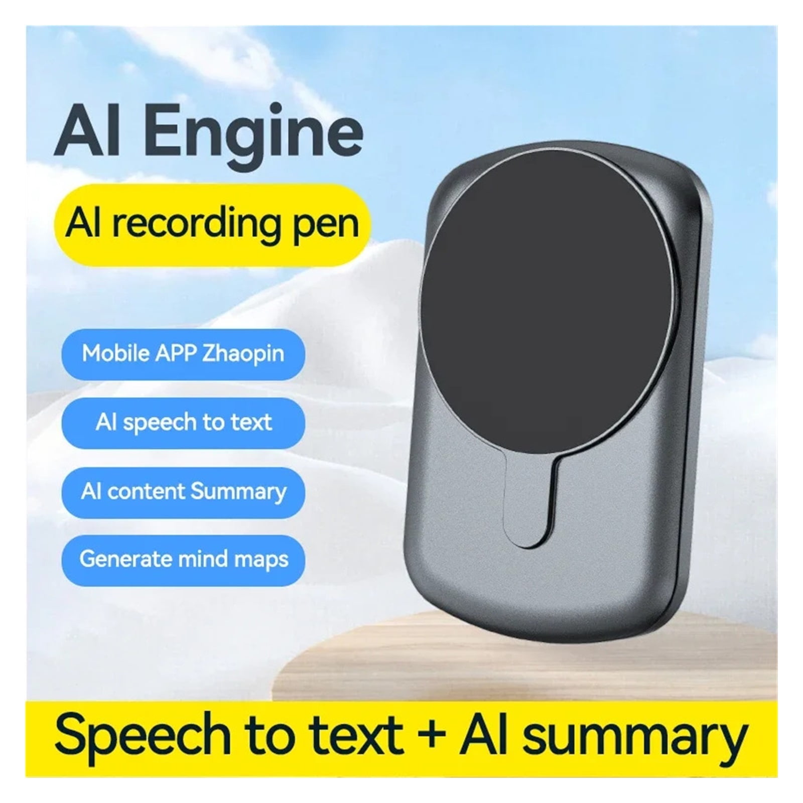 Powered Phone Call Mini Voice Recorder Control Translator Sound Dictaphone ,Multi-Function
