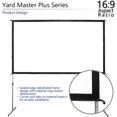 thumbnail image 3 of Elite OMS100H2PLUS 100 inch 8K Ultra HD 3D Portable Foldaway Projector Screen, 3 of 4