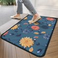 thumbnail image 4 of Pioneer Flower Floral Print Pattern Door Rugs,Washable Non Slip Door Mats Indoor,Decorative Door Mats,Entry Mat Indoor for Entrance,Bedroom,Kitchen,Bathroom,30"x17", 4 of 6