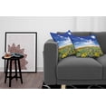 thumbnail image 3 of Ambesonne Colorful Throw Pillow Cover 2 Pack, Flowers Cloudy Sky, 16", Multicolor, 3 of 7