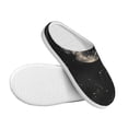 thumbnail image 3 of Yiaed Abstract Starry Sky Moon Print Slippers Fuzzy Warm Cozy Slippers Non Slip House Slippers For Indoor Outdoor Slippers House Slippers-11, 3 of 7