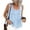 Blue |#4, variant on Women Summer Boho Lace Tie Front Tank Beach Vacation Top Button Down Sleeveless Cardigan Crop Y2k Tops Clothes 2026 Dark Blue M