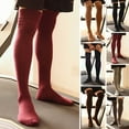 thumbnail image 5 of Men's Solid Color Stockings Thick Warm Thigh Socks High Tube Sports Loose, 5 of 9