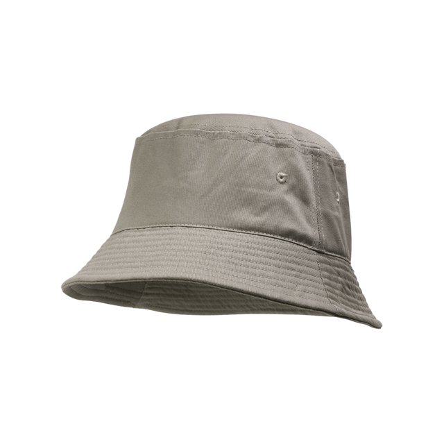TopHeadwear Blank Cotton Bucket Hat - Grey - Small/Medium