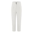 thumbnail image 4 of Stephy Women's New Thin Elastic Loose Large Size Korean Version of Everything Long Trousers Casual Trousers Haren, Black, L, 4 of 9