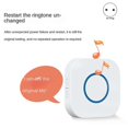 thumbnail image 2 of Call Button Pager Wireless Door Bells Wireless Pager 4 Gear 350M for /Elderly/Patient/Disabled/Pregnant Woman US Plug, 2 of 5
