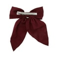thumbnail image 4 of Unique Bargains 1 Pc Christmas Hair Clips Bow Hairdo Clip for Christmas 7.48"x5.51" Wine Red, 4 of 6