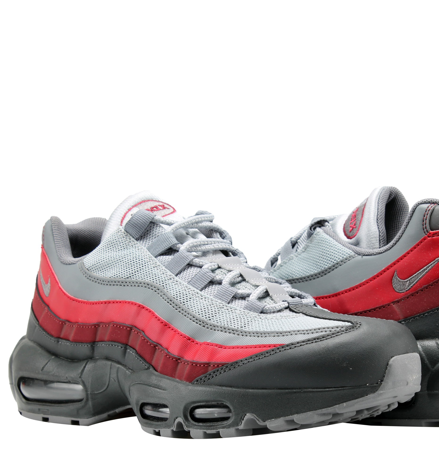 Nike - Nike Air Max 95 Essential Anthracite/Grey-Red Men's Running