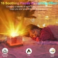 thumbnail image 3 of 16 Colors Gradual Rotating Flame Water Lamp, Northern Lights Ocean Wave Projector Light, 3 of 6