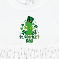 thumbnail image 4 of Inktastic Babys 1st St Patricks Day Irish Shamrock Girls Baby Dress, 4 of 5