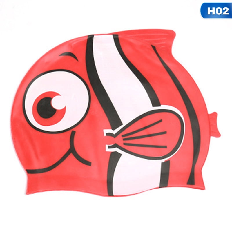 childrens waterproof swimming caps