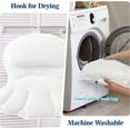 thumbnail image 6 of Prichor Bath Pillow – Bathtub Pillow for Neck and Back Support – Luxury Bath Pillows for Tub with Soft 4D Mesh Fabric and Non-Slip Suction Cups – Relaxing Bath Accessories – Spa Gifts, 6 of 6