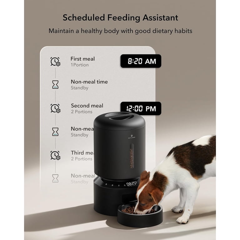 Petlibro, Automatic Cat Feeder, 5L Granary, Up to 6 Meals Per Day