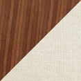 thumbnail image 7 of Fabrico Mid-Century Modern Dining/Accent Chair in Walnut and Cream Noise Fabric by LumiSource - Set of 2, 7 of 7