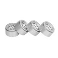 thumbnail image 1 of Graflsoa 4-Piece Silver Alloy 1.9 Beadlock Wheel Rims for 1/10 Scale RC Cars – Compatible with Traxxas, Axial, Tamiya, and More, 1 of 6