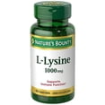 thumbnail image 7 of Nature's Bounty L-Lysine 1000 mg Reduce the Recurrence of Herpes Simplex Virus Infection Tablets 60 ct, 7 of 7
