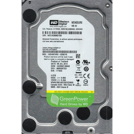 WD40EURX-633GY0, DCM HARNHTJMAB, Western Digital 4TB SATA 3.5 Hard Drive