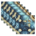 thumbnail image 6 of Satin Native Fab Cotton Dinner Napkin Spirals Of Serenity Reusable, 6 of 8