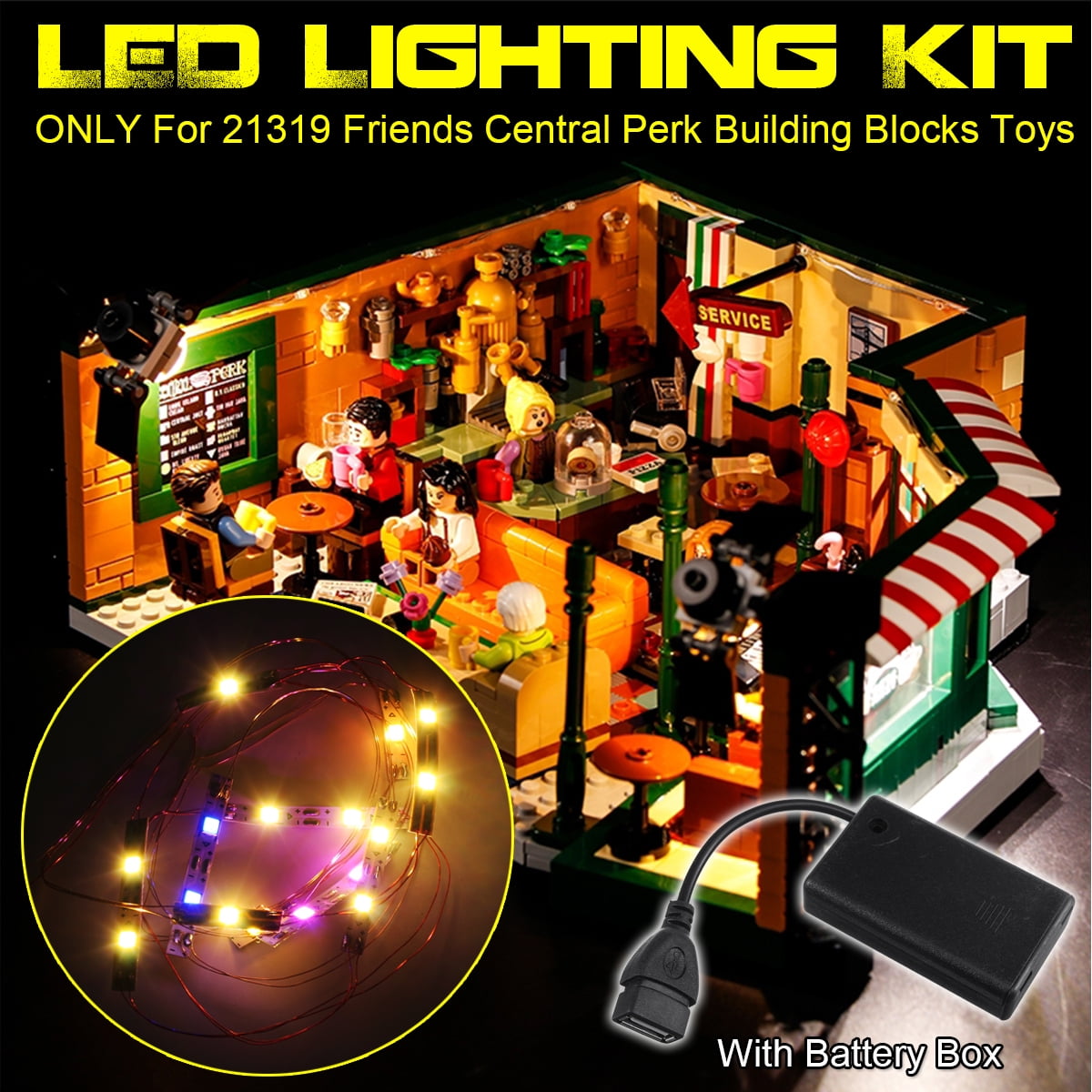 Lego friends led light shop