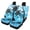 Sea Turtle Ocean Print, variant on Pzuqiu Car Seat Covers Fashion, Compatible with SUV Seats Automotive Seats, Automobile Seat Cover Sets Fit for Most Sedans Trucks Washable, Colorful Daisy Field