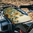 thumbnail image 2 of Uorisanigo Sunflower Print ATV Seat Cover Motorcycle Cover Four Wheeler Accessories Universal Compatible with Polaris Sportsman Polaris Scrambler Honda Rancher(23×10 Inch), 2 of 7