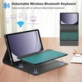 thumbnail image 3 of Keyboard Case for Samsung Galaxy Tab A9 Plus/A9+ 11 Inch 2023 Tablet, Model SM-X216 SM-X210 SM-X218, Smart Cover with Detachable Wireless Backlit Bluetooth Keyboard and Mouse, 3 of 11