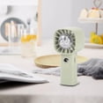 thumbnail image 2 of MOQIN Mini Portable Fan Powerful Handheld Fan Rechargeable Personals Small Hand Fan Travel Pocket Silent Fan For Stylish Kids Girls Women USB, 2 of 4