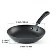 thumbnail image 3 of Cook N Home Nonstick Sauté Fry Pan 8-inch Professional Hard Anodized Frying Pan, Dishwasher Safe with Stay-Cool Handles, Black, 3 of 8
