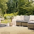 thumbnail image 3 of Safavieh Courtyard Hugo Oriental Indoor/Outdoor Area Rug, Natural/Brown, 6'7" x 9'6", 3 of 10