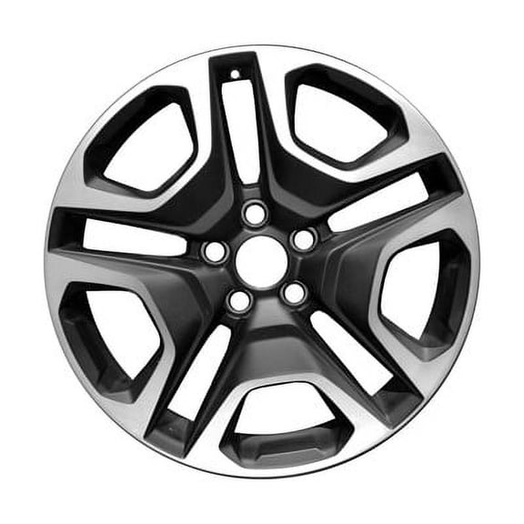 KAI 19 X 7.5 Reconditioned OEM Aluminum Alloy Wheel, Machined/Black, Fits 2019-2020 Toyota Rav4