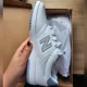 thumbnail image 3 of New Balance 425 Skate Sneaker 6.5 White Leather Light Blue Lace Up Low Top Shoes, 3 of 6