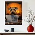 thumbnail image 3 of Cesky Terrier Dog Bathroom Decor - Funny Bathroom Decor Wall Art, Dog Bathroom Wall Art and Animal Canvas, Dog Bathroom Canvas, 3 of 4
