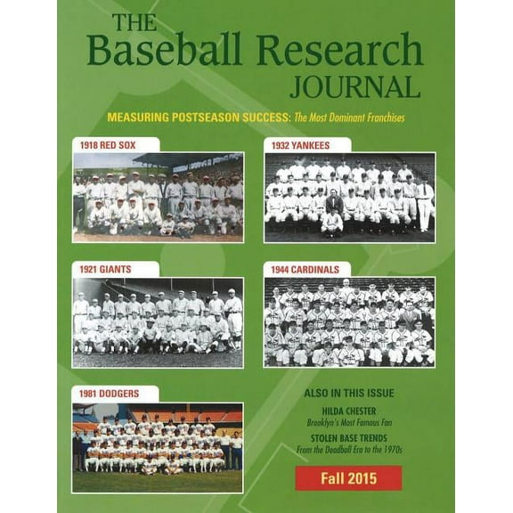 Baseball Research Journal (BRJ), Volume 44 #2 (Paperback)