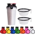 thumbnail image 5 of Contenedor de comida de agua de viaje para perros y gatos 2 en 1, 5 of 5